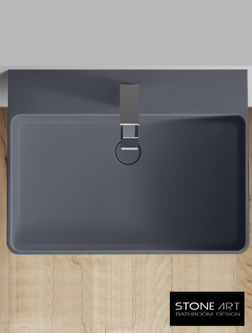 StoneArt Solid Surface LP6206 Grijs (exclusief kraan)