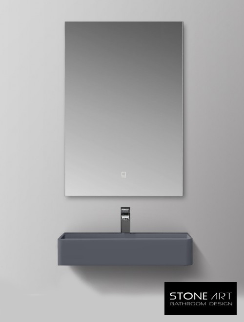 StoneArt Solid Surface LP6206 Grijs (exclusief kraan)