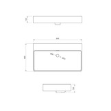 StoneArt Solid Surface LP6208 Grijs (exclusief kraan)