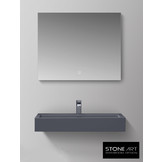 StoneArt Solid Surface LP6208 Grijs (exclusief kraan)