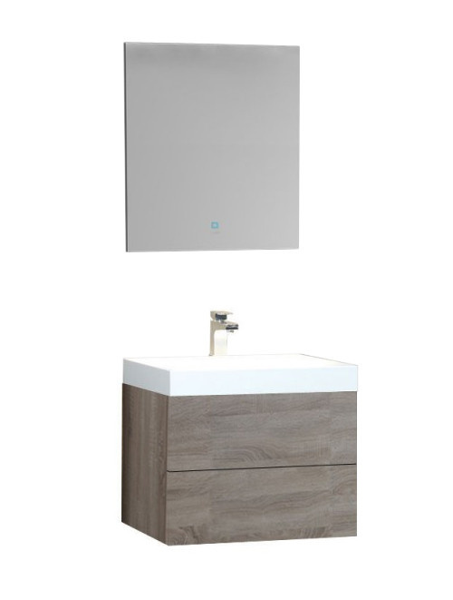 Badkamermeubel Solid Surface Brugge 60 centimeter