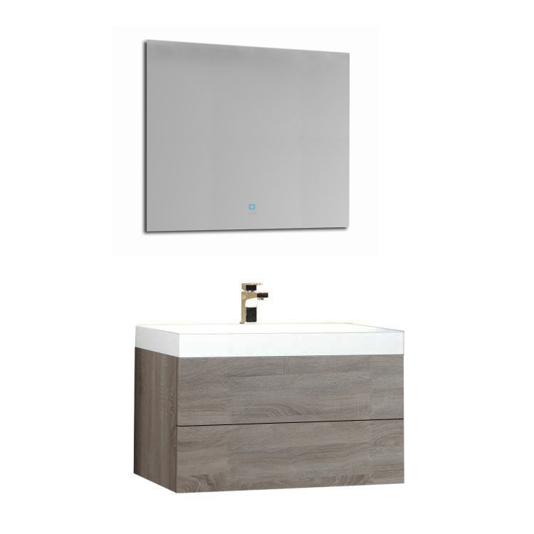 Badkamermeubel Solid Surface Brugge 80 centimeter