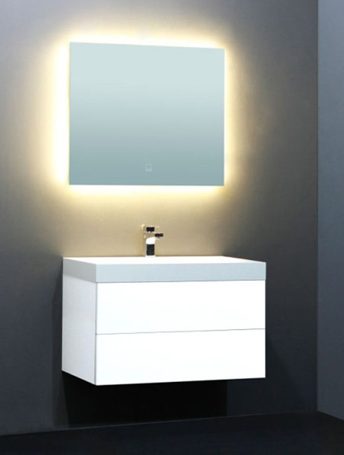 Badkamermeubel Solid Surface Brugge 80 centimeter