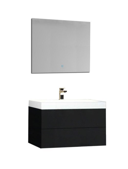 Badkamermeubel Solid Surface Brugge 80 centimeter