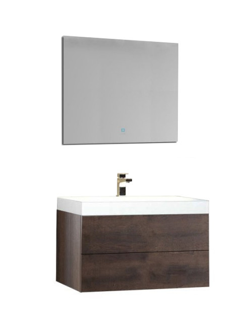 Badkamermeubel Solid Surface Brugge 80 centimeter