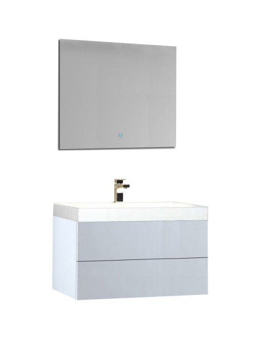 Badkamermeubel Solid Surface Brugge 80 centimeter