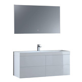 Badkamermeubel Solid Surface Brugge 120 centimeter