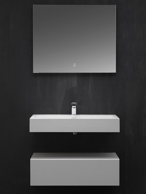 Wastafel Set LP4508 Solid Surface 80 centimeter