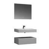Wastafel Set LP4508 Solid Surface 80 centimeter