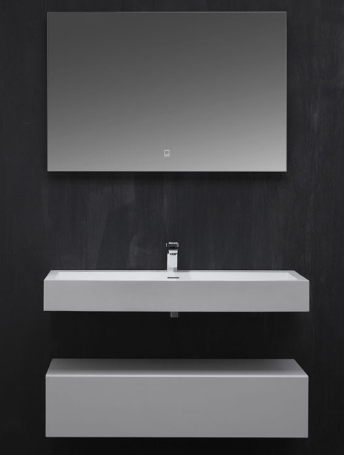 Wastafel Set LP4510 Solid Surface 100 centimeter