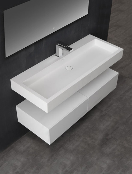 Wastafel Set LP4512 Solid Surface 120 centimeter
