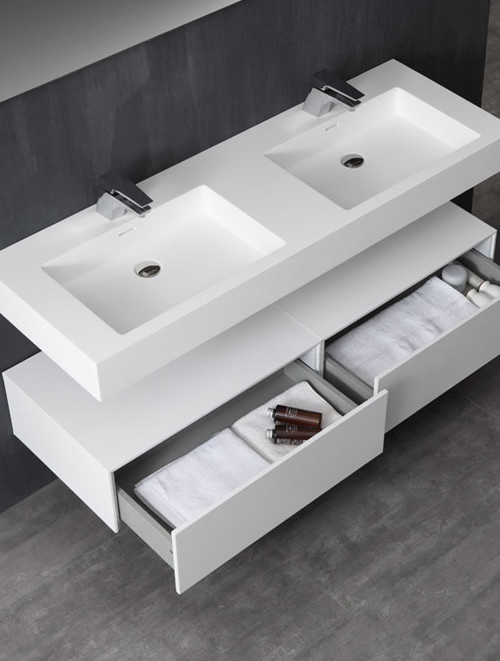 Wastafel Set LP4514 Solid Surface 140 centimeter