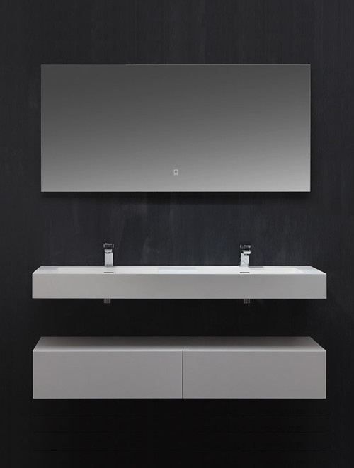 Wastafel Set LP4514 Solid Surface 140 centimeter