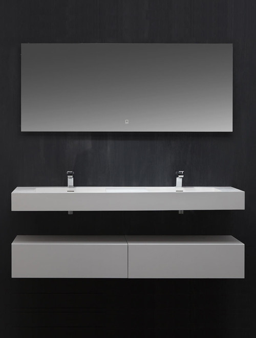 Wastafel Set LP4516 Solid Surface 160 centimeter