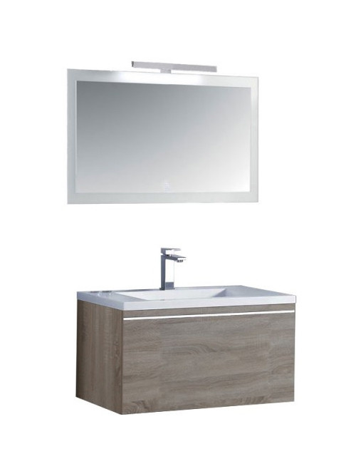 Badkamermeubel Solid Surface Milano 80 centimeter