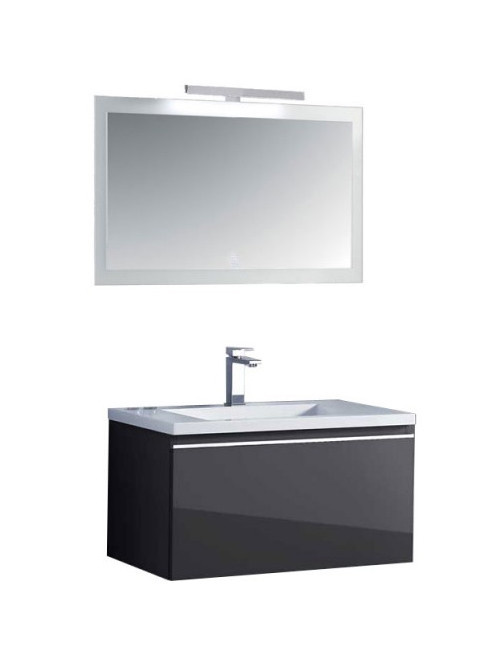 Badkamermeubel Solid Surface Milano 80 centimeter