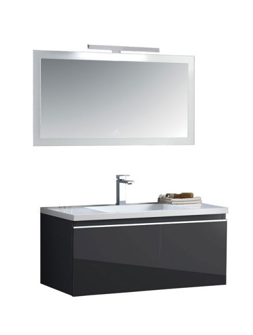 Badkamermeubel Solid Surface Milano 100 centimeter