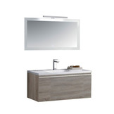 Badkamermeubel Solid Surface Milano 100 centimeter