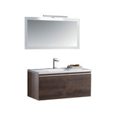 Badkamermeubel Solid Surface Milano 100 centimeter