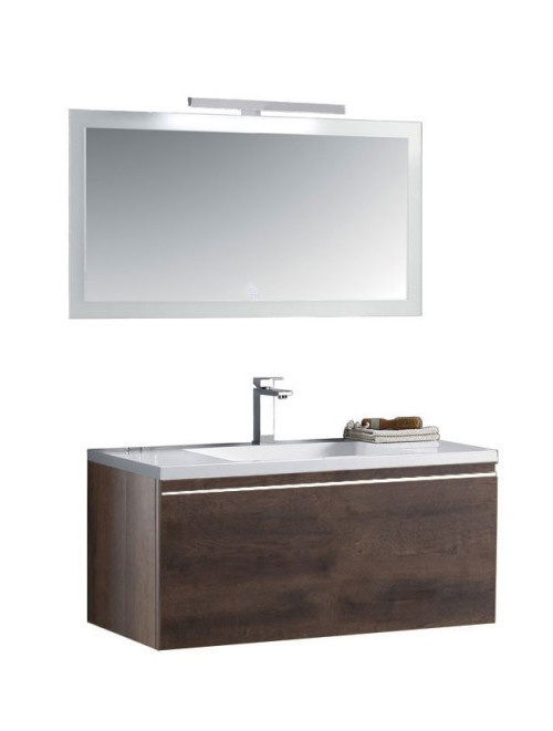 Badkamermeubel Solid Surface Milano 100 centimeter