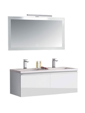 Badkamermeubel Solid Surface Milano 120 centimeter