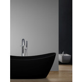 Vrijstaand Solid Surface bad BS-526 Zwart