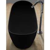Vrijstaand Solid Surface bad BS-526 Zwart