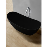 Vrijstaand Solid Surface bad BS-526 Zwart