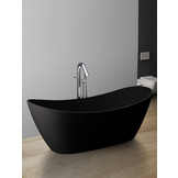 Vrijstaand Solid Surface bad BS-526 Zwart
