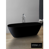 Vrijstaand Solid Surface bad BS-528 Zwart