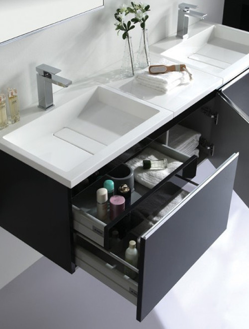 Badkamermeubel Solid Surface Milano 160 centimeter