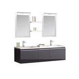 Badkamermeubel Solid Surface Milano 160 centimeter