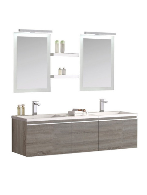 Badkamermeubel Solid Surface Milano 160 centimeter