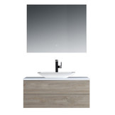 Badkamermeubel Solid Surface Brugge Deluxe 100 centimeter