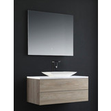 Badkamermeubel Solid Surface Brugge Deluxe 100 centimeter