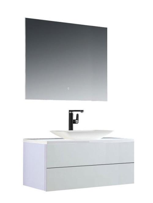 Badkamermeubel Solid Surface Brugge Deluxe 100 centimeter