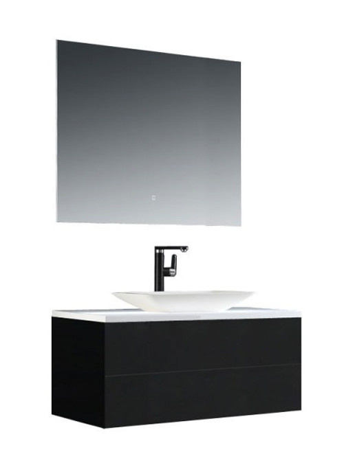 Badkamermeubel Solid Surface Brugge Deluxe 100 centimeter