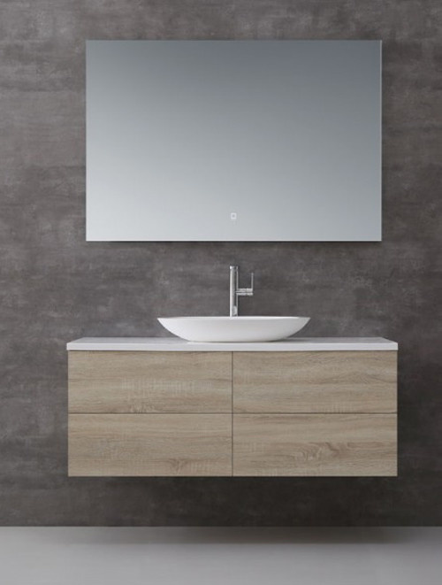 Badkamermeubel Solid Surface Brugge Deluxe 120 centimeter