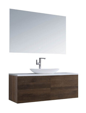 Badkamermeubel Solid Surface Brugge Deluxe 120 centimeter