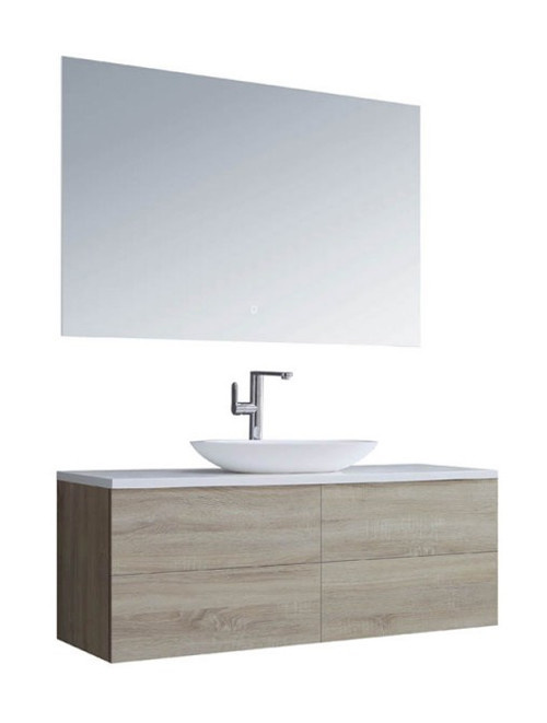 Badkamermeubel Solid Surface Brugge Deluxe 120 centimeter