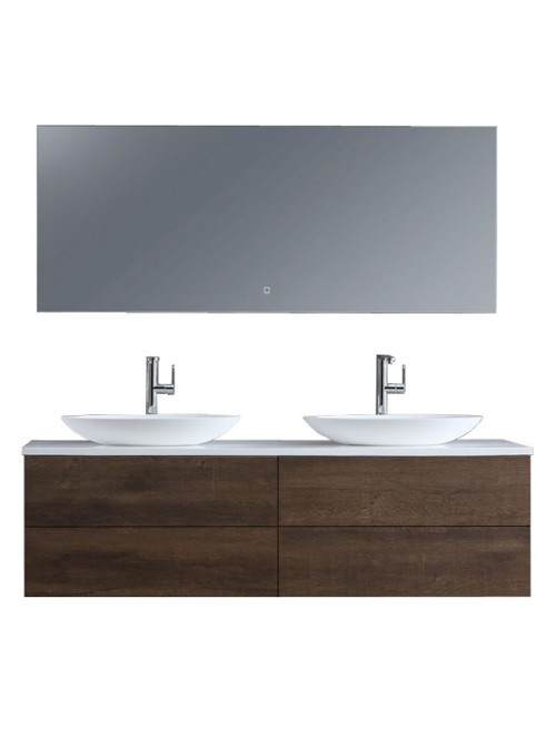 Badkamermeubel Solid Surface Brugge Deluxe 160 centimeter