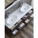 Badkamermeubel Solid Surface Brugge Deluxe 160 centimeter