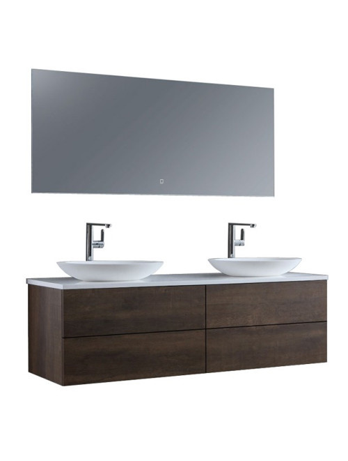 Badkamermeubel Solid Surface Brugge Deluxe 160 centimeter