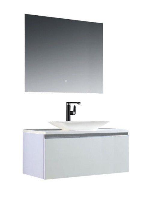 Badkamermeubel Solid Surface Milano Deluxe 120 centimeter