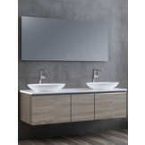 Badkamermeubel Solid Surface Milano Deluxe 160 centimeter