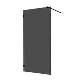 Inloopdouche Smokeglas Zwart