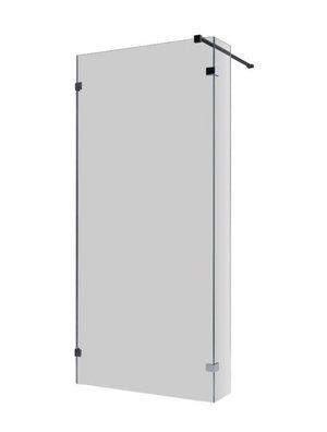 Inloopdouche Helder Glas Chroom met zijpaneel