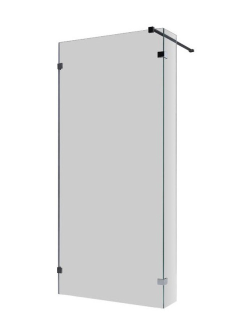 Inloopdouche Helder Glas Chroom met zijpaneel