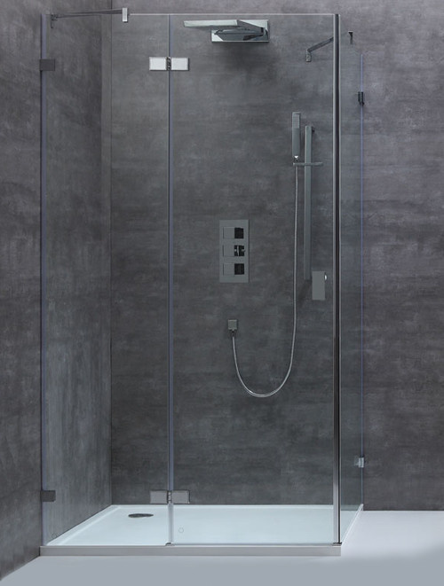 Inloopdouche AWT LAS serie Helder Glas
