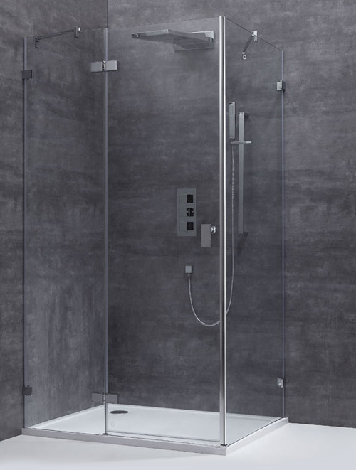 Inloopdouche AWT LAS serie Helder Glas